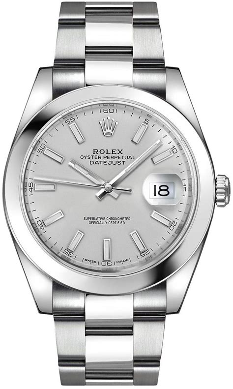 rolex dayjust silber|rolex datejust silver price.